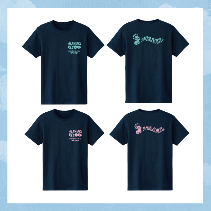 「ヘブンズレコード~青空編~」2019 公演オリジナルTシャツ(M・Lサイズ)(グリーン・ピンク)